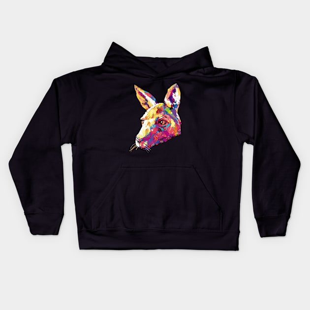 kangaroo Kids Hoodie by mailsoncello